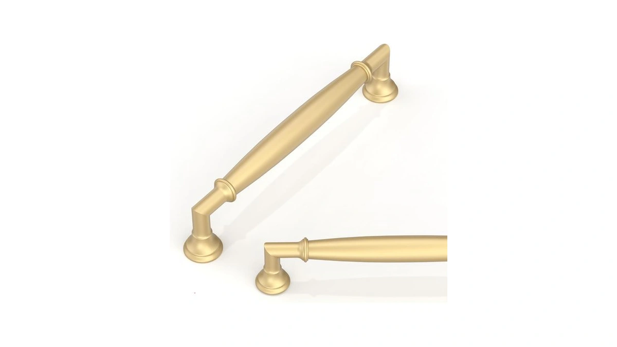 Talentedeco 10 Pack Brushed Gold Cabinet Pulls 5 Inch(128mm) Kitchen