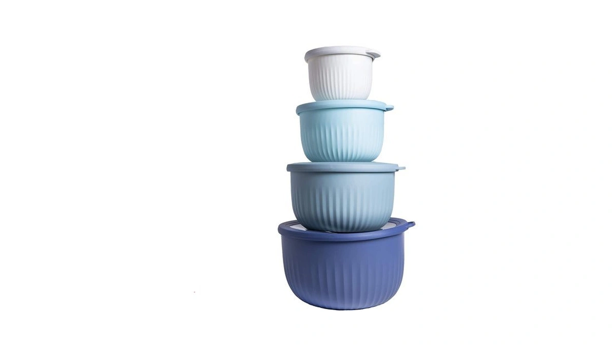 Cook With Color Prep Bowls With Lids- Wide And Deep
