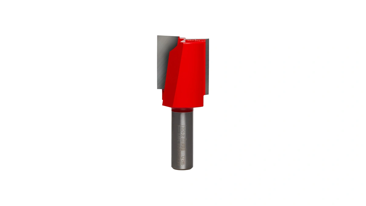 Freud 12-186: 1-3/8" (dia.) Double Flute Straight Bit With 1/2"