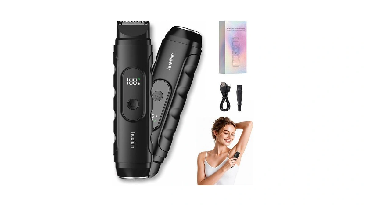 2-in-1 Bikini Trimmer For Women, Dual-sides Tiny Pocket Trimmer, Compact