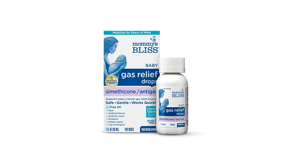 Mommy's Bliss Gas Relief Drops Bottle, With Real Ginger Extract,