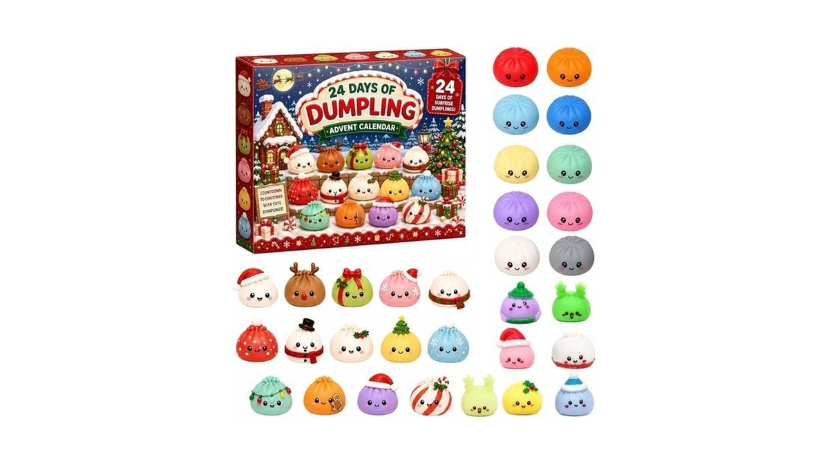 Mystery Box Advent Calendar 2026 Christmas 24 Days Squishies For