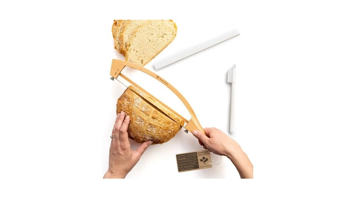 Adjustable Bread Knife For Homemade Bread With 1/2" And 1"