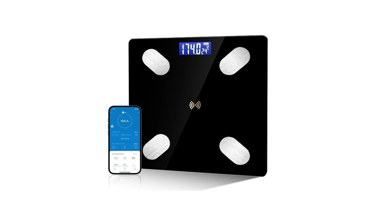 Digital Simple Bathroom Scale, Home Practical Body Fat Scale With