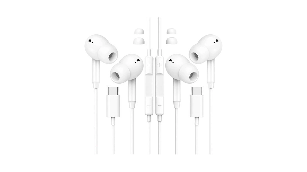 Usb C Wired Earbuds For Iphone 17 16 15, Type