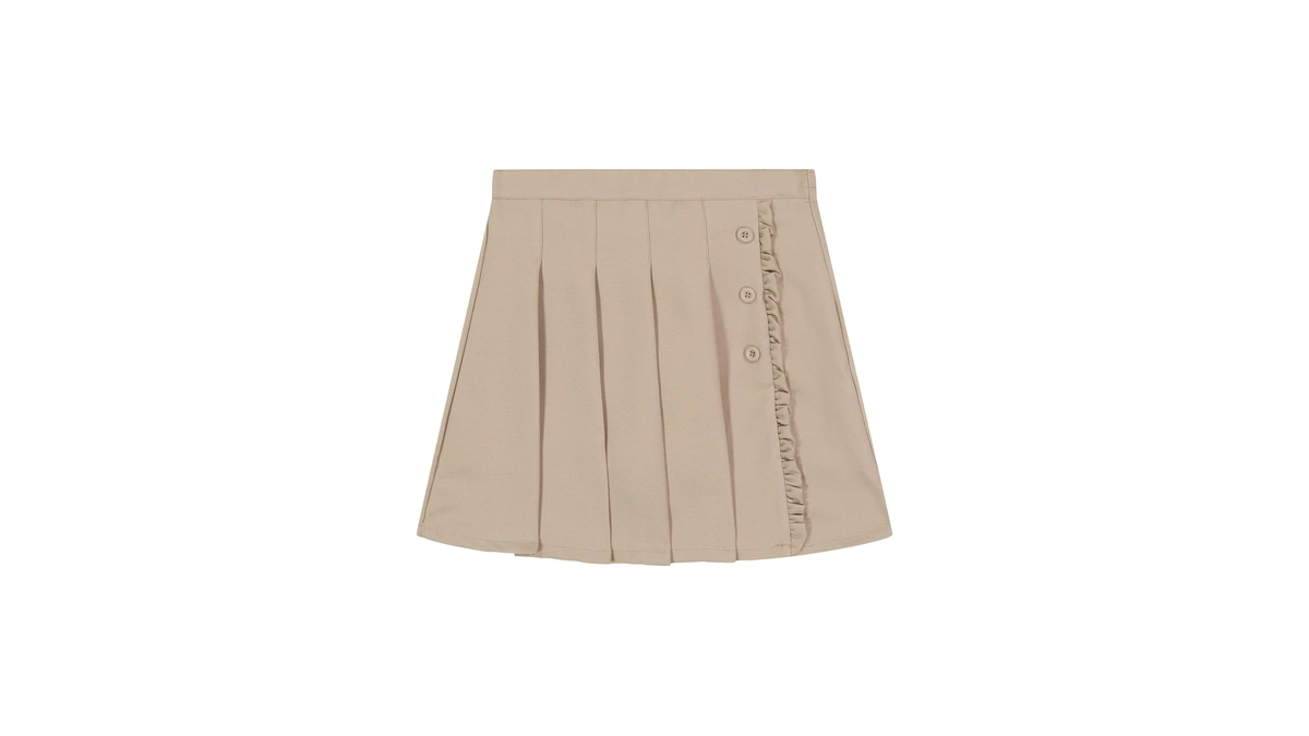 Nautica Girl School Uniform Pleated Pull-on S...