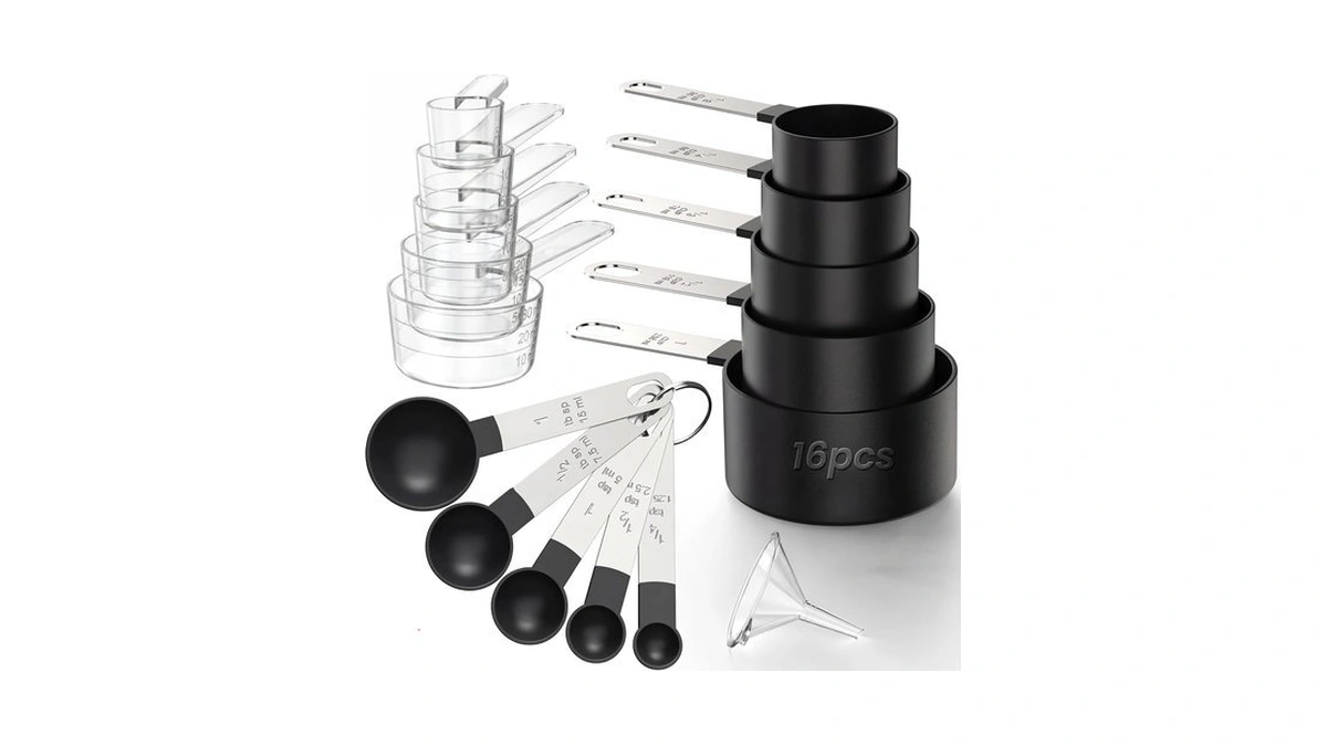 16pcs Measuring Cups And Spoons Set, Measuring Spoon Set With