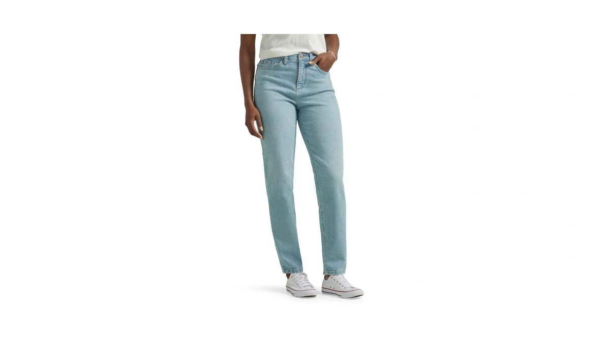 Lee Women's Legendary High Rise Mom Jean, One Tone, 16