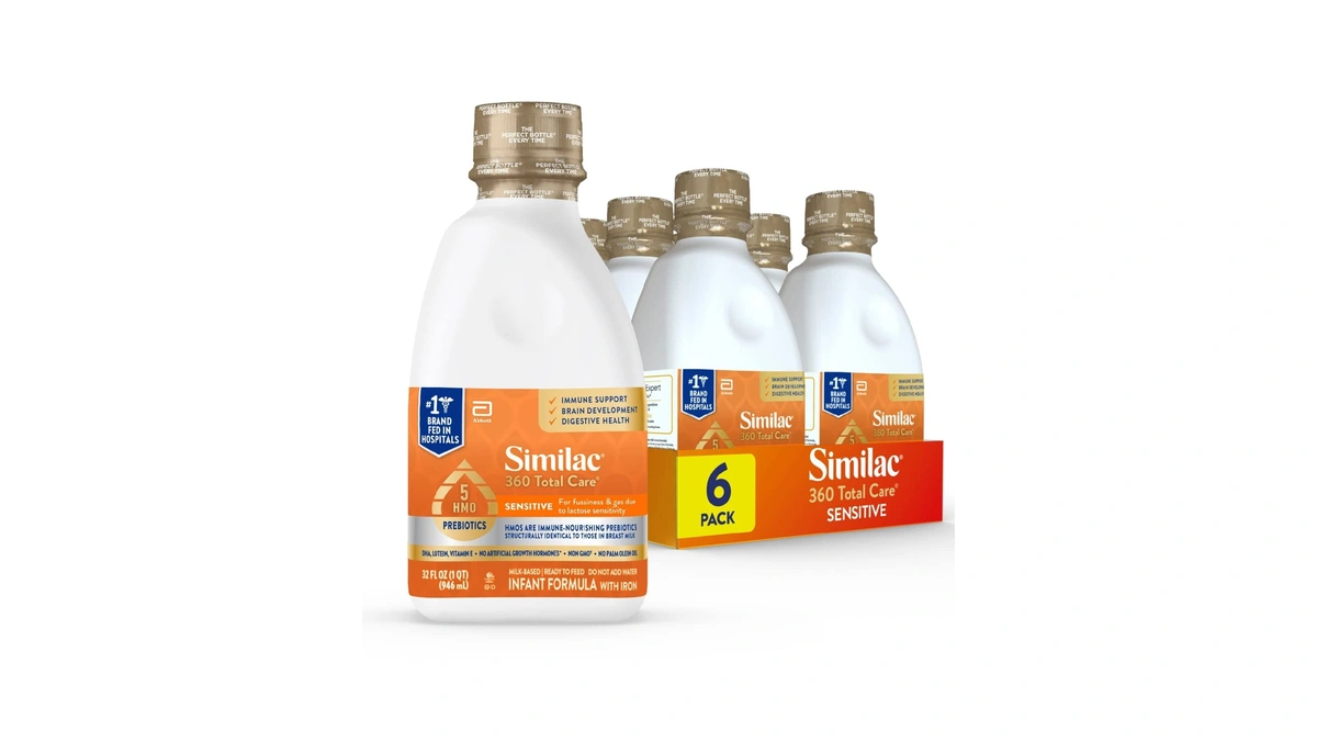 Similac 360 Total Care Sensitive Ready-to-feed Baby Formula