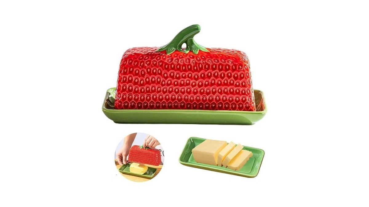 Pumpkin Butter Dish Set With Lid,kitchen Countertop Tray With Lid,multi-purpose
