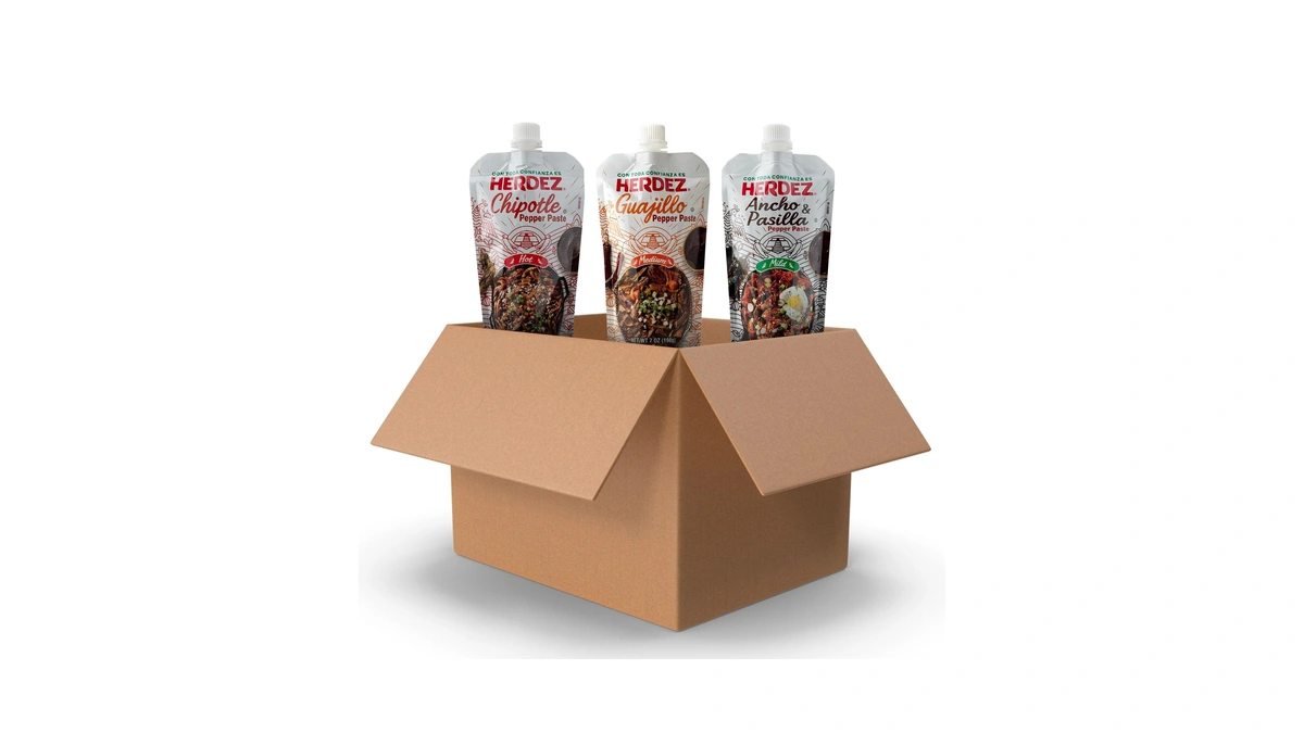 Herdez Pepper Paste Trio, 7 Oz Squeeze Pouch (3 Pack)