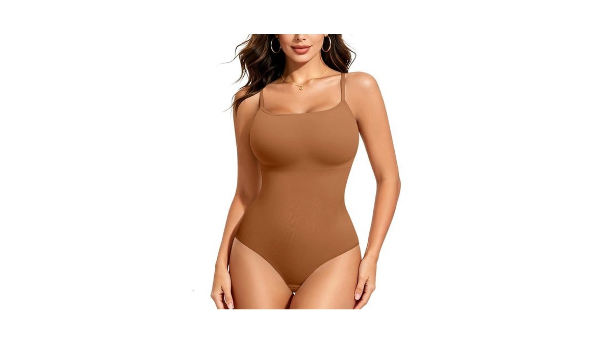 Nebility Shapewear Bodysuit For Women Tummy Control Shapewear Body Suit