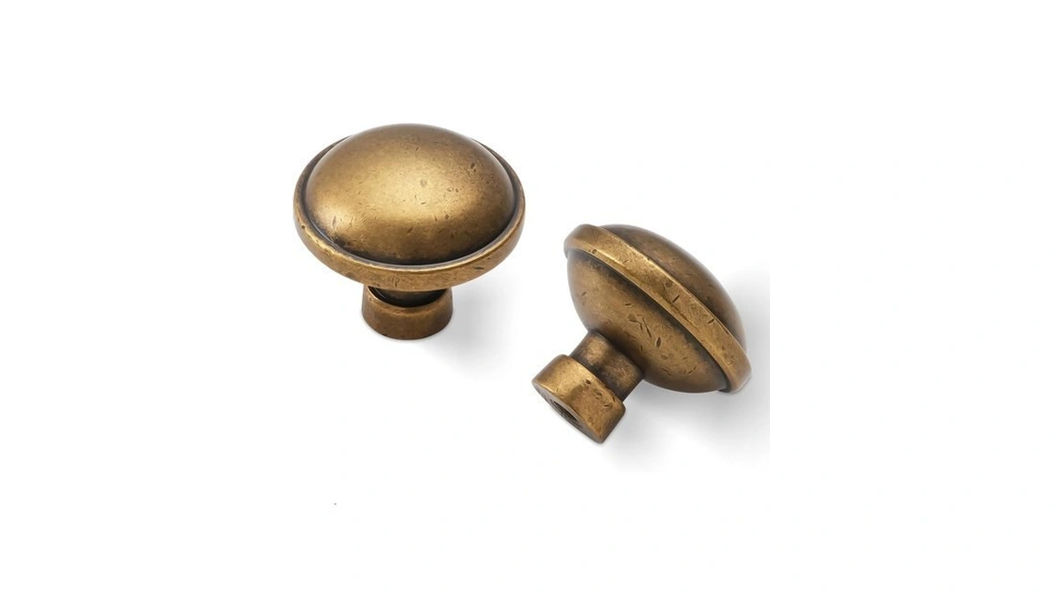 Pack Kitchen Cabinet Knobs Antique Brass Cabi...