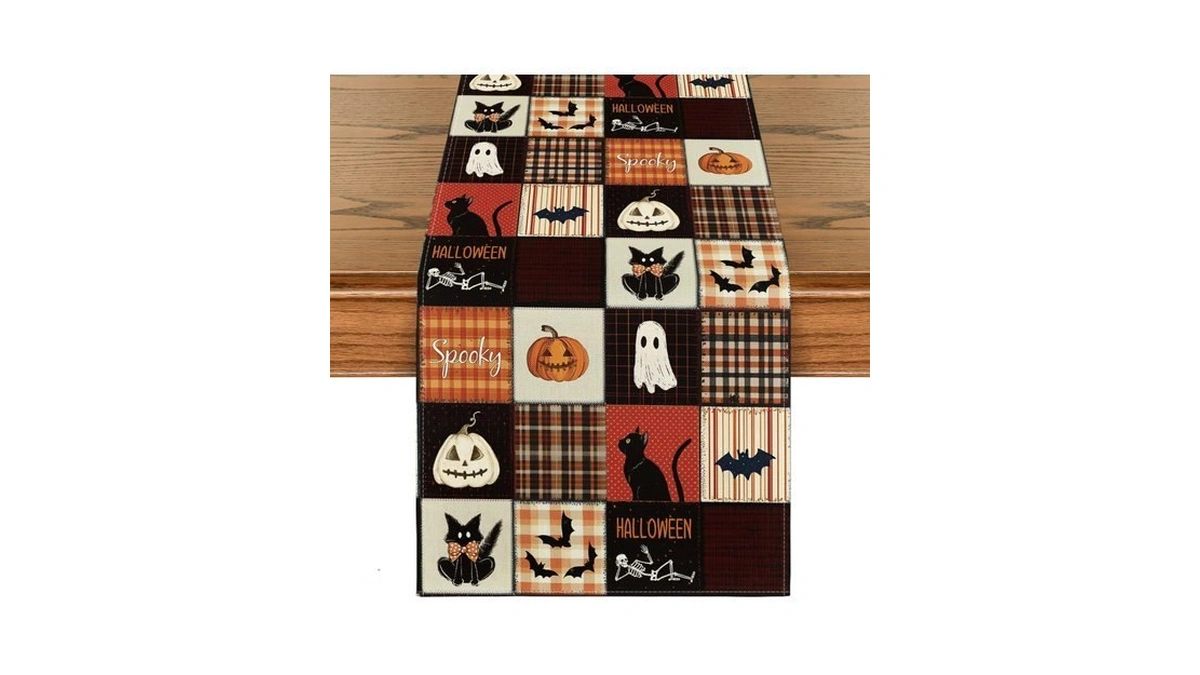 Artoid Mode 210 Gsm Halloween Table Runner Home Party Decor