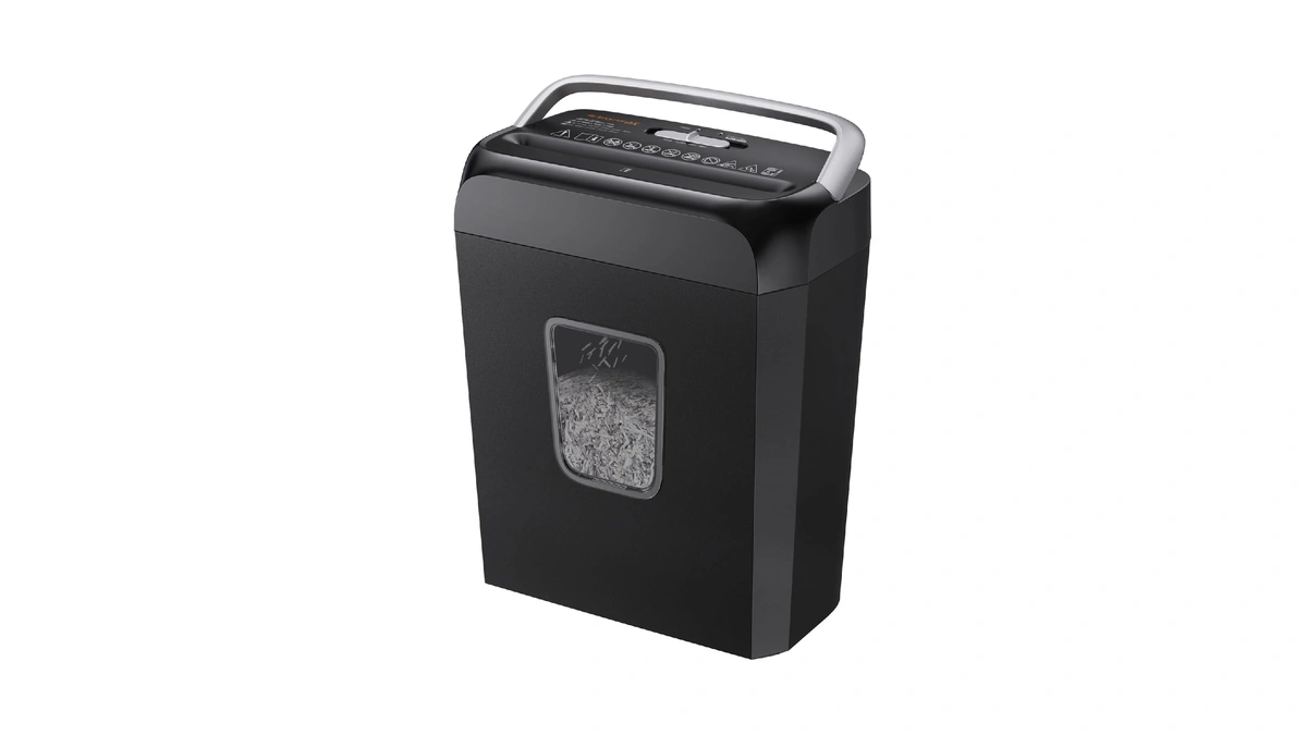 Bonsaii 6-sheet Cross Cut Paper Shredder For Home, 3.4 Gal