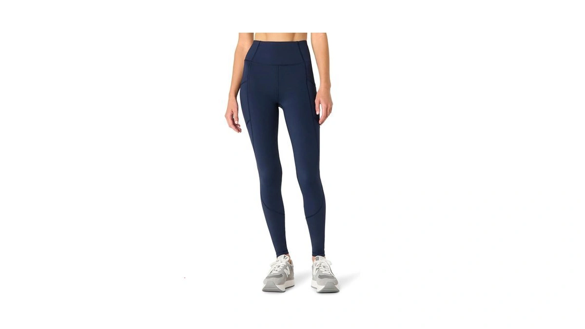 Amazon Essentials Women's Active Total Train Gym Workout Leggings, Navy,