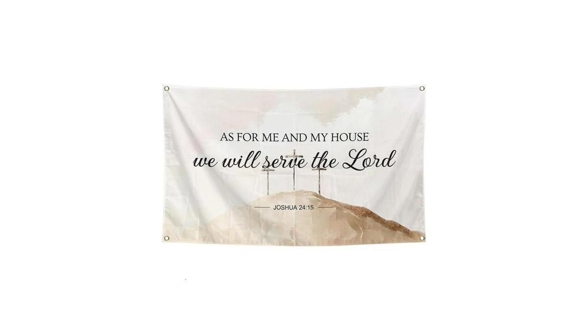 Christian Wall Art Decor Tapestry 3x5 Ft As For Me