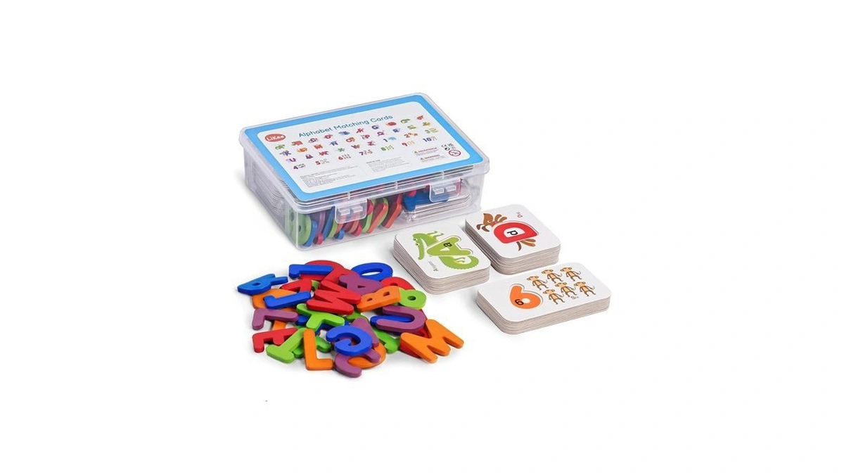 Likee Alphabet Flash Cards Wooden Letter Puzzle Abc Sight Words