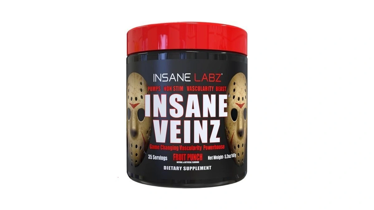 Insane Labz Insane Veinz Non Stimulant No Enhancing Powder, Nitric