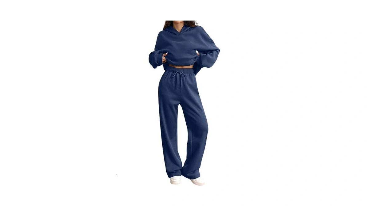 Womens Sweatsuits 2 Piece Set Oversized Fashion Training Lounge Track