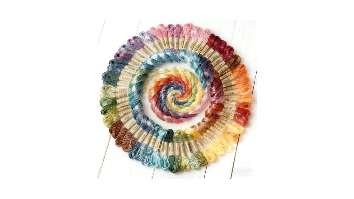 36 Colorsembroidery Thread Floss, 100% Long-staple Cotton Cross Stitch Thread