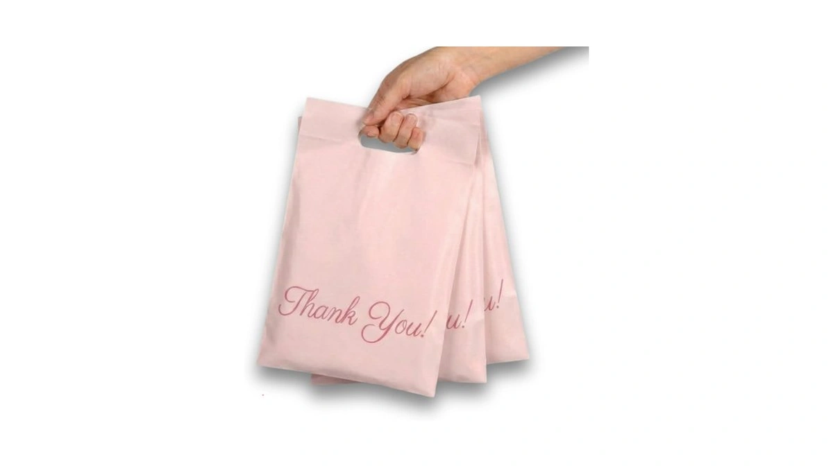Donyson Pink Poly Mailers, 6x9, 100 Pack, Shipping Bags For