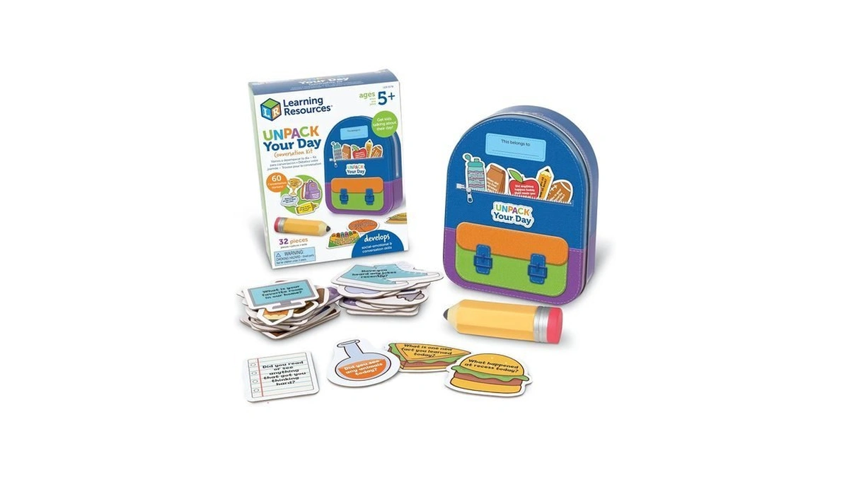 Learning Resources Unpack Your Day Conversation Kit