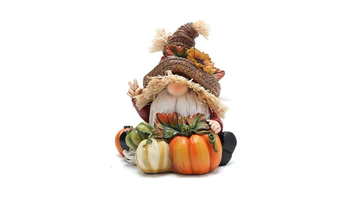 Hodao Fall Thanksgiving Pumpkin Gnomes Decorations For Home, Fall Decor