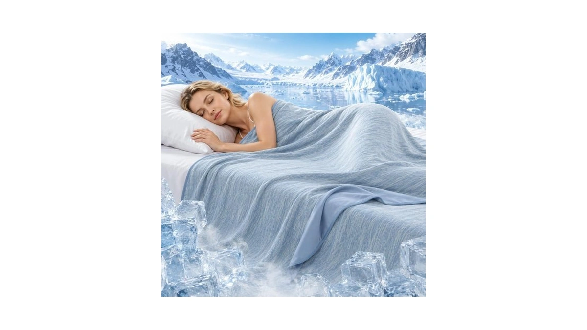 Redkiss Double-sided Cooling Throw Blanket For Couch, 60" X 80"