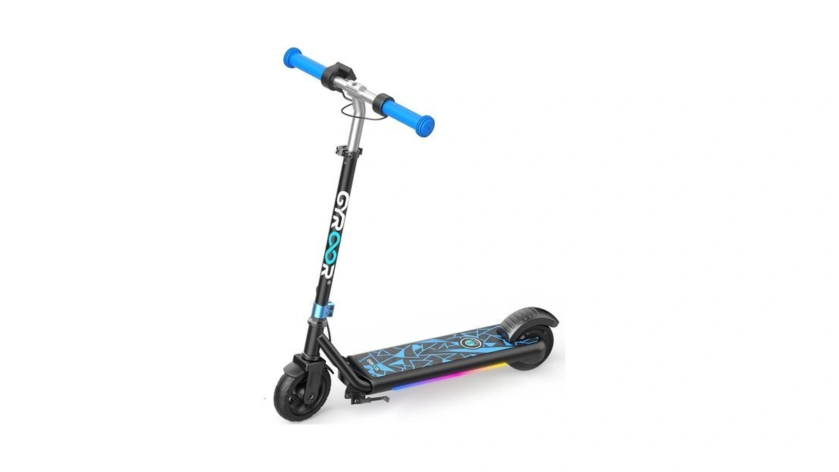 Gyroor Kids Electric Scooter 150w Motor Led Display H30max Blue