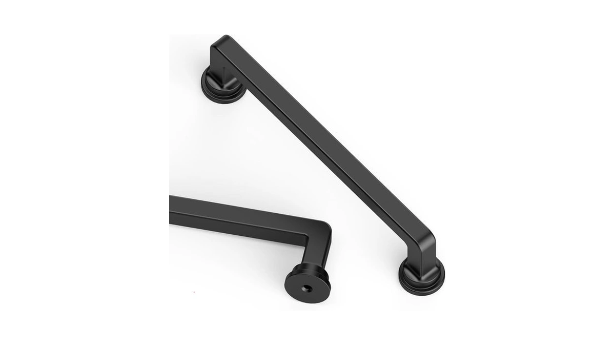 Asidrama 10 Pack 5 Inch(128mm) Matte Black Cabinet Pulls Kitchen