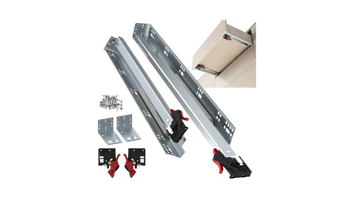 Tobegreat 12 Inch Undermount Soft Close Drawer Slides - Full