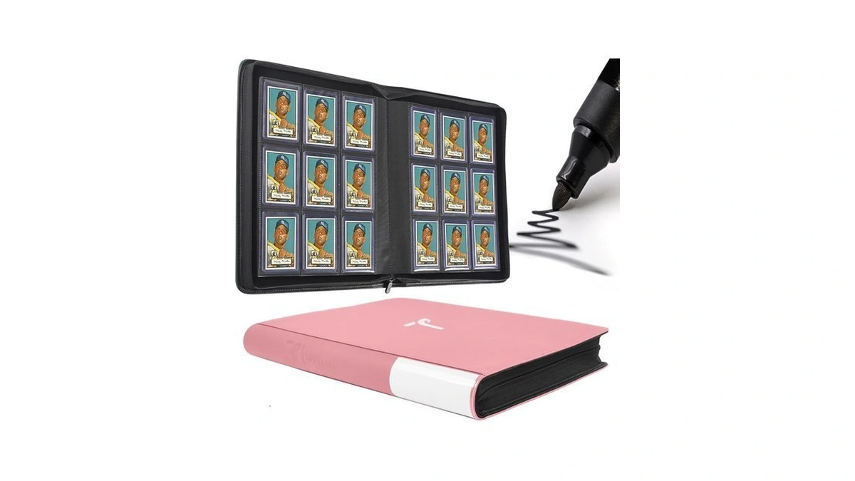 Tiffdada Top Loader Binder 9 Pocket, Holds 360+ Cards In