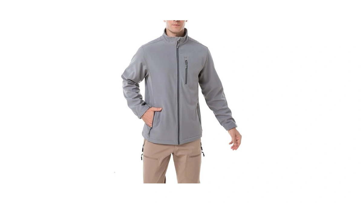 Trailside Supply Co. Men's Softshell Jacket Fleece Lined Windbreaker,lightweight Water