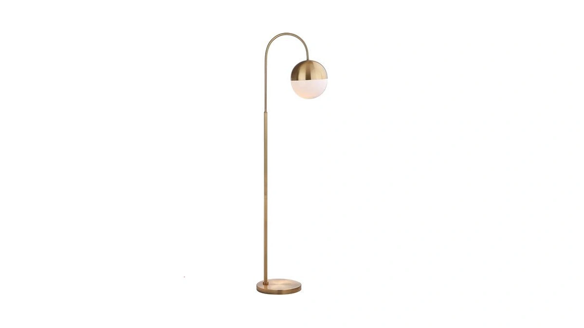 Safavieh Jonas Floor Lamp, 55.5" Coastal Brass Fll4018a