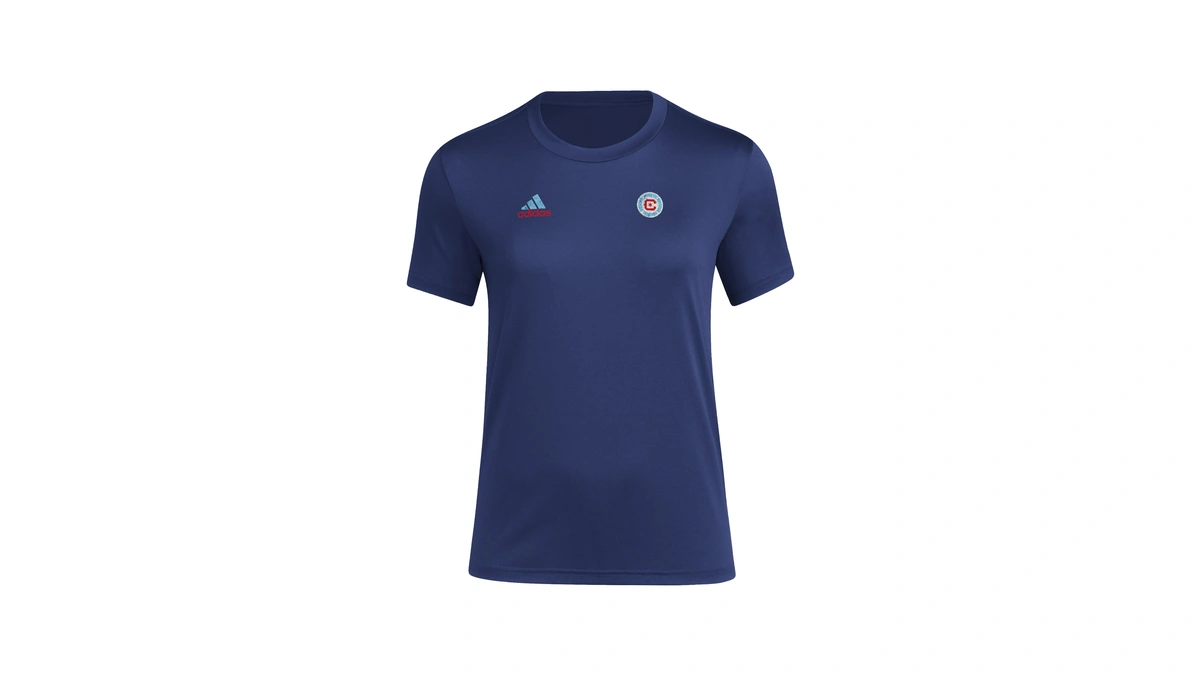 Adidas Women's Chicago Fire Local Stoic Short Sleeve Pre-game T-shirt,