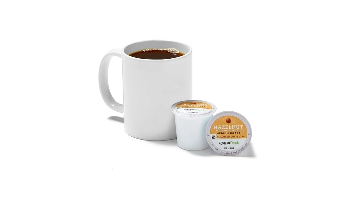 Amazonfresh 80 Ct. K-cups, Hazelnut Flavored Medium Roast, Keurig K-cup
