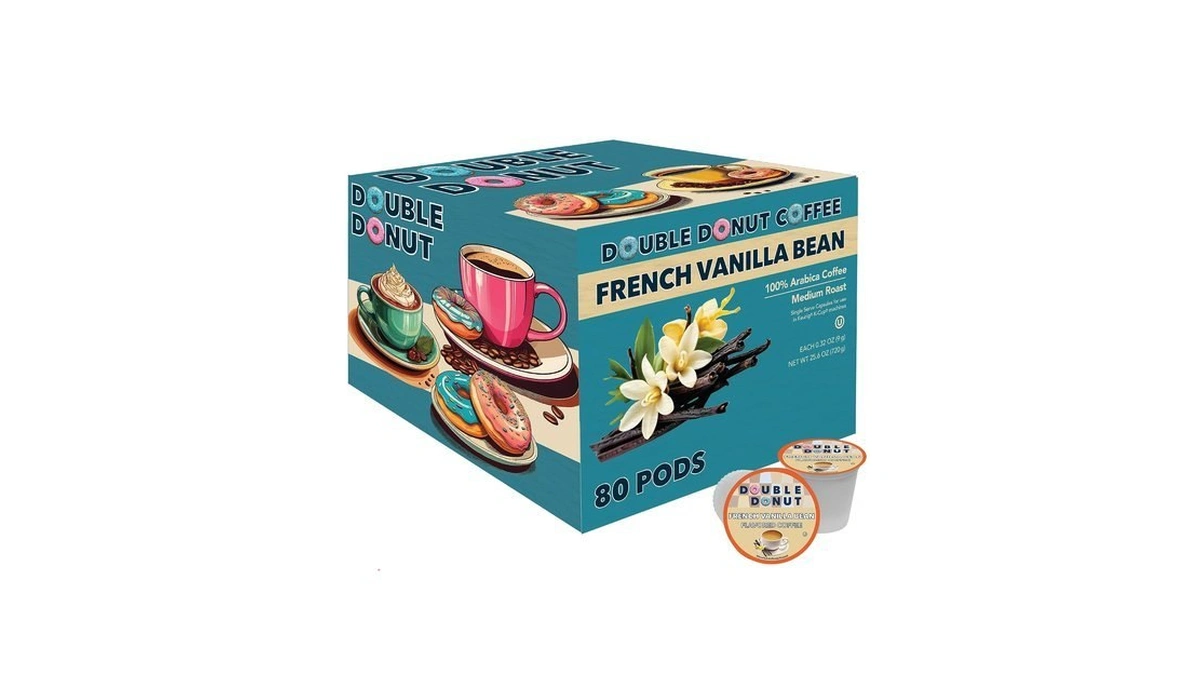 Double Donut Coffee French Vanilla Coffee Medium Roast Flavored Coffee