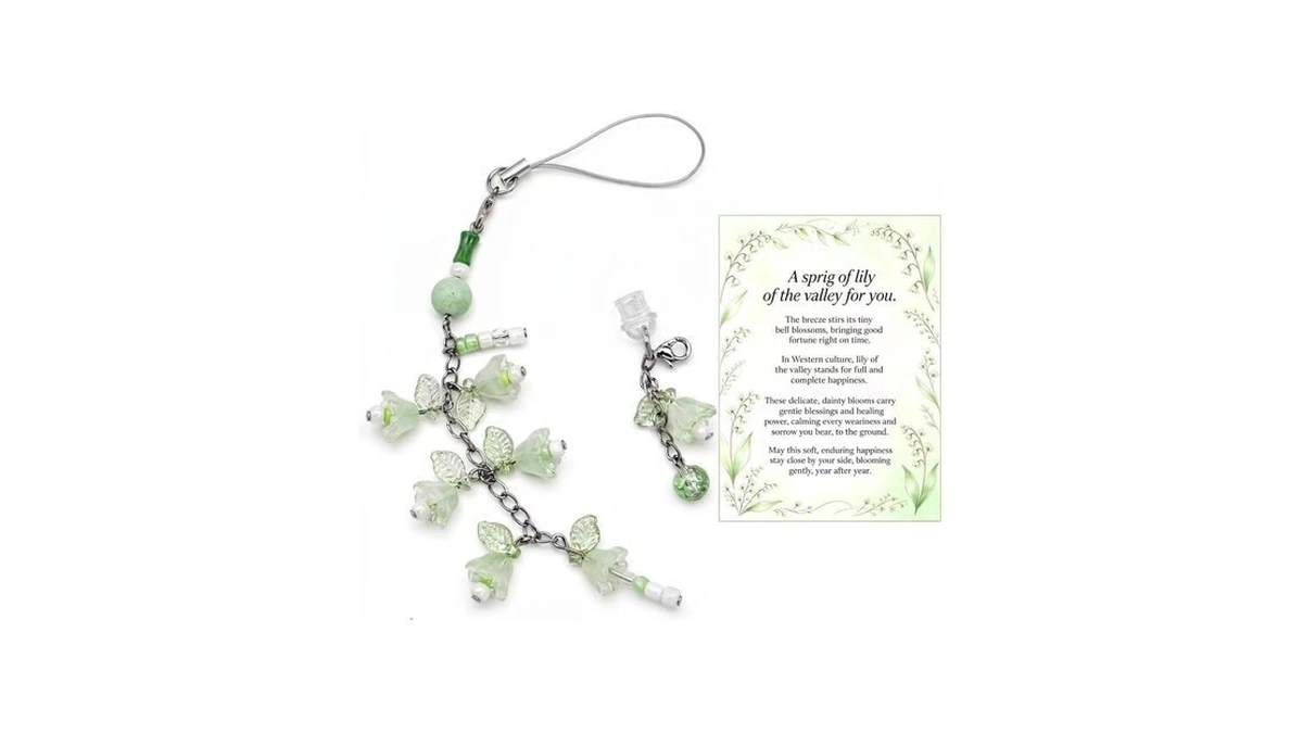Green Lily Of The Valley Car Sun Catcher & Phone