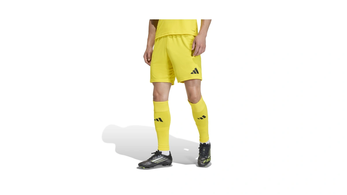 Adidas Men's Entrada26 Shorts Men, Team Yellow/black, Large/tall