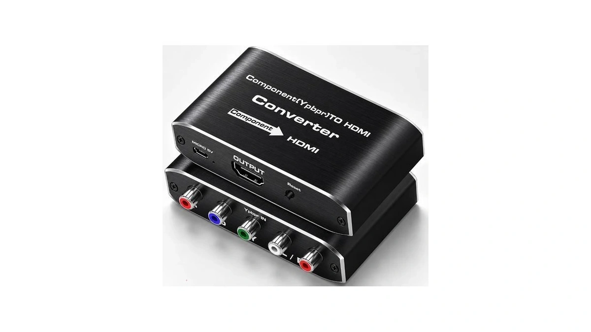 Component To Hdmi, Ypbpr To Hdmi Converter, Koopman 5rca Rgb