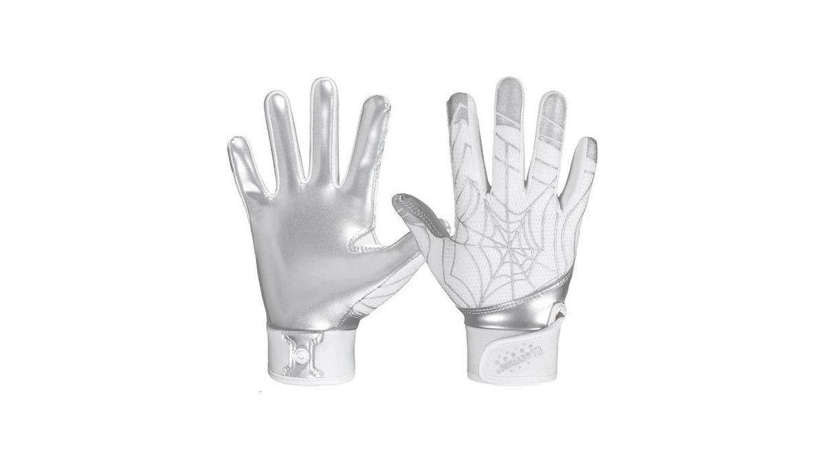 Aigevture Youth Football Gloves Kids Receiver Sticky Football Gloves Boys