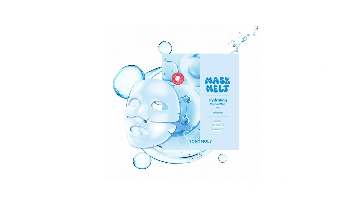 Tonymoly Mask Melt Hydrating Hydrogel Mask - Overnight Korean Banana