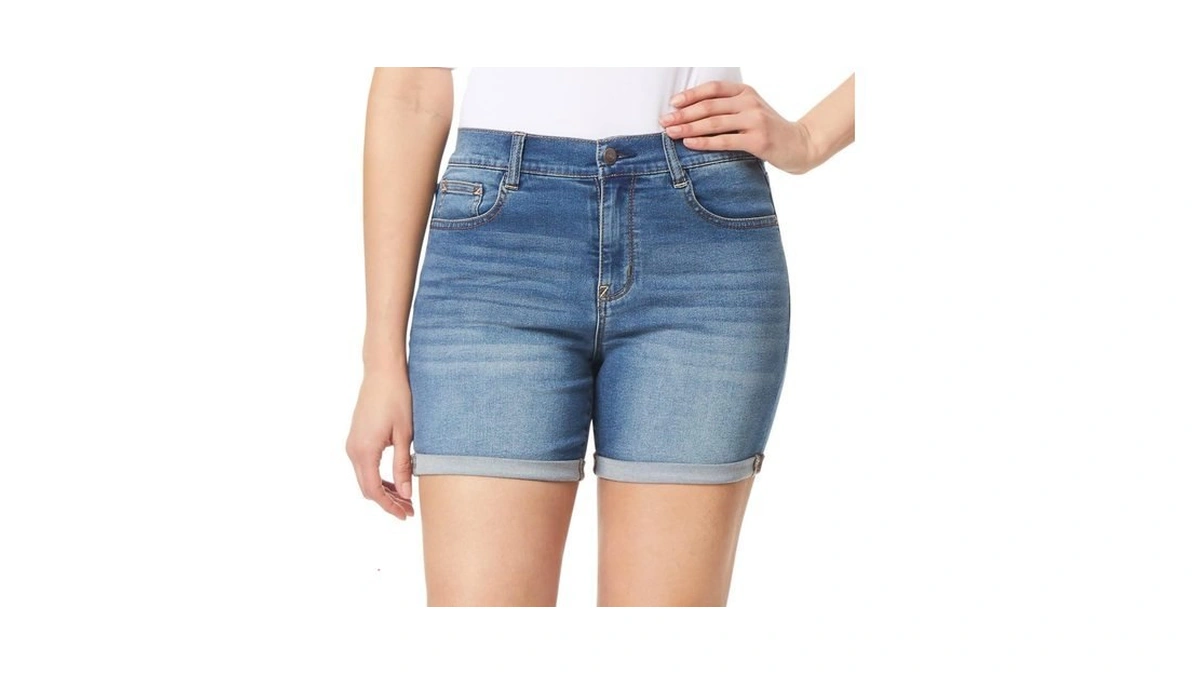 Wallflower Jeans Irresistible Denim Shorts For Women, Holly, 1