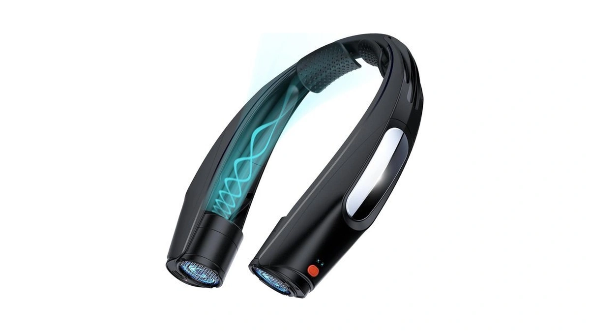 Zeefo Portable Neck Fan, Hands Free Personal Fan- 6000mah Battery