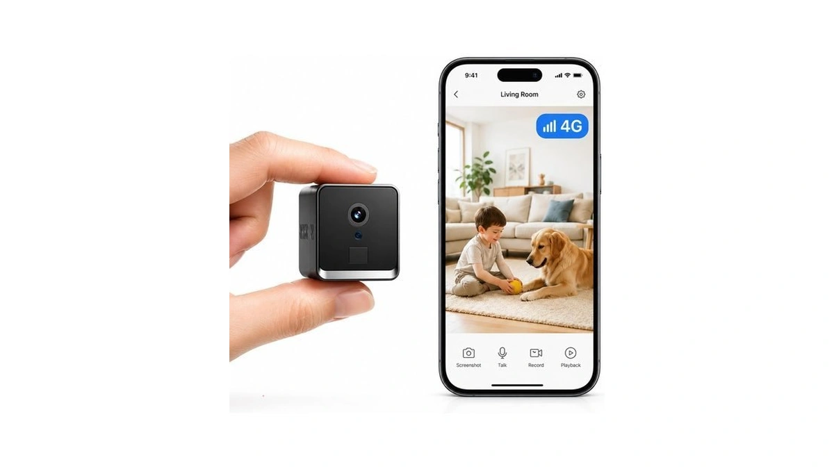4g Lte Cellular Security Camera, No Wifi 2k Hd Indoor
