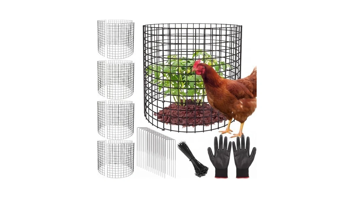 15 Pack Plant Protectors From Animals, 14x14 Plant Cages For