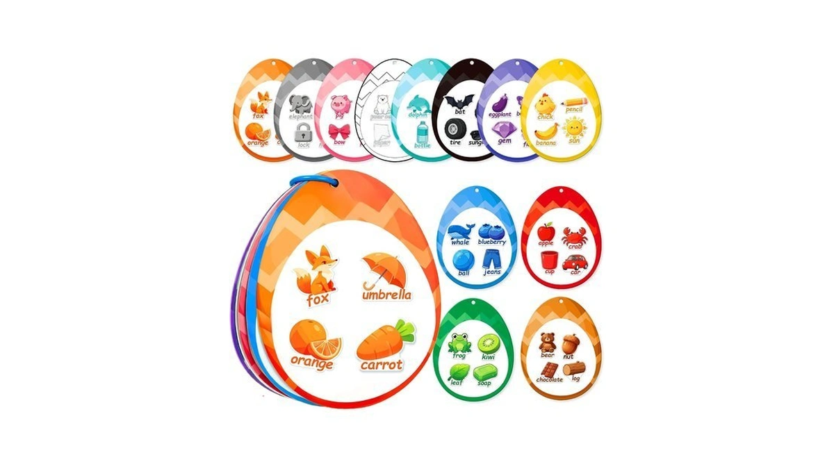Uiiopjiom Color Sorting Reusable Jelly Stickers Activity Book 8 Pages