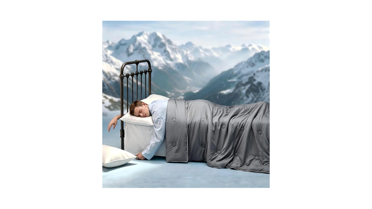 Cooling Comforter King/cali King Size With Japanese Double-sided Cold Tech