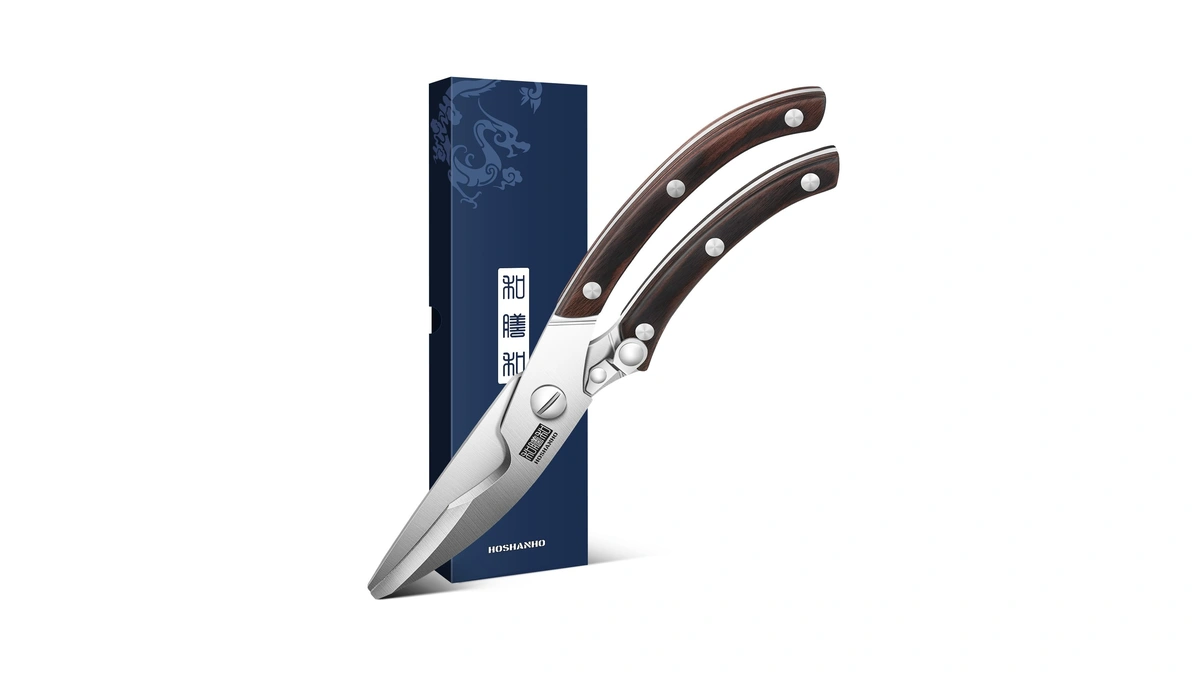 Hoshanho Kitchen Scissors Heavy Duty, Sharp Kitchen Shears For Poultry